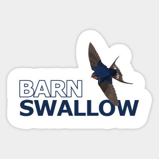 jz.birds Barn Swallow Bird Watching Birder Design Sticker